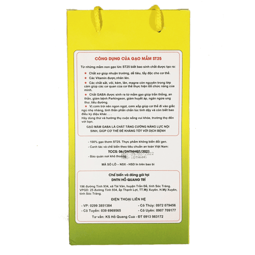 Gạo Dinh Dưỡng Đại lý Gạo ST25 Gạo Ông Cua chính hãng